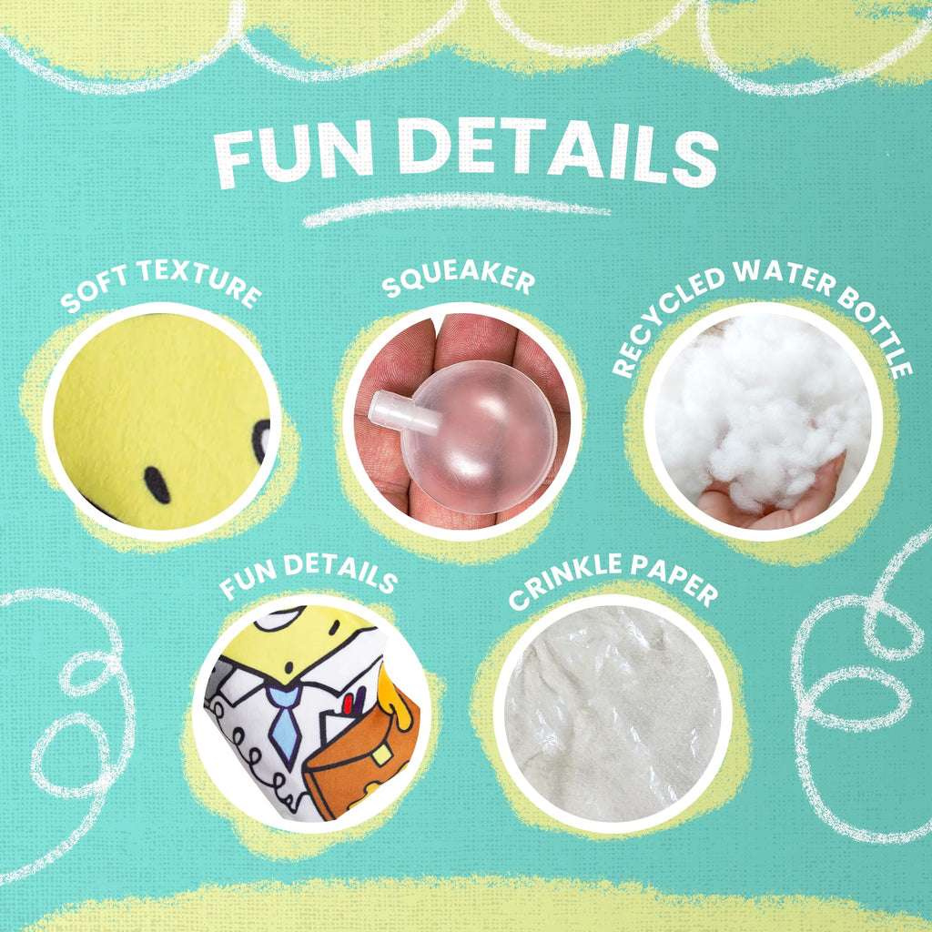Dog Toy with Squeaker and Crinkle N37683
