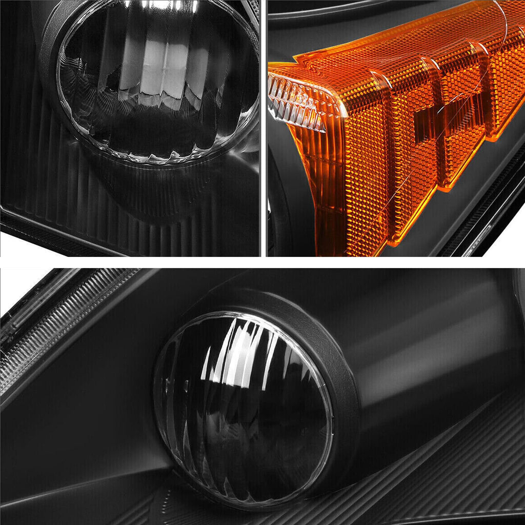 Black Headlights Pair E5393