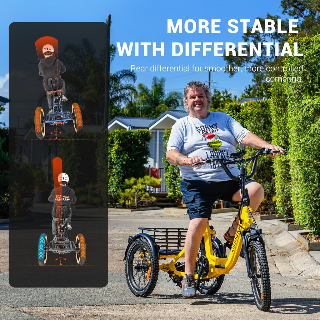 Folding Electric Tricycle 750W 48V 20Ah UL2849 J801308