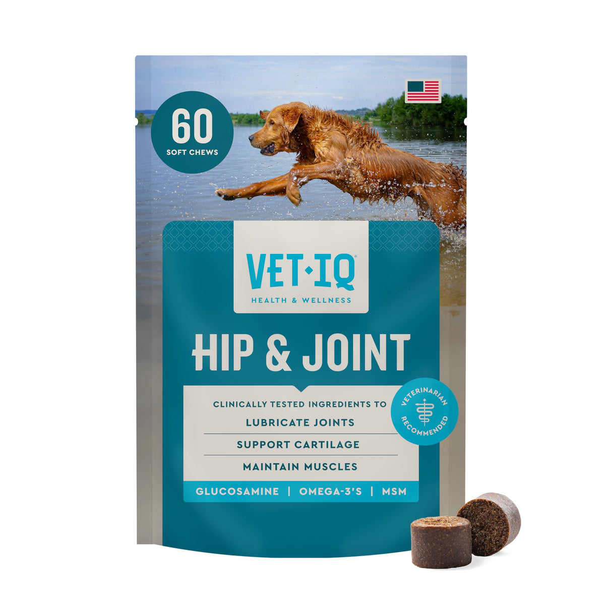 Glucosamine Hip & Joint Chews for Dogs, 60 count K3614