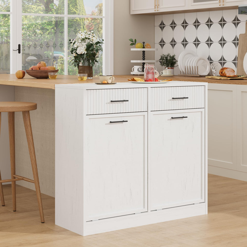 Double Tilt Out Laundry Hamper Cabinet X2158