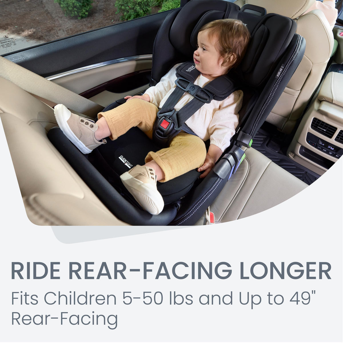 Convertible Car Seat with Slim 17-Inch Design I834