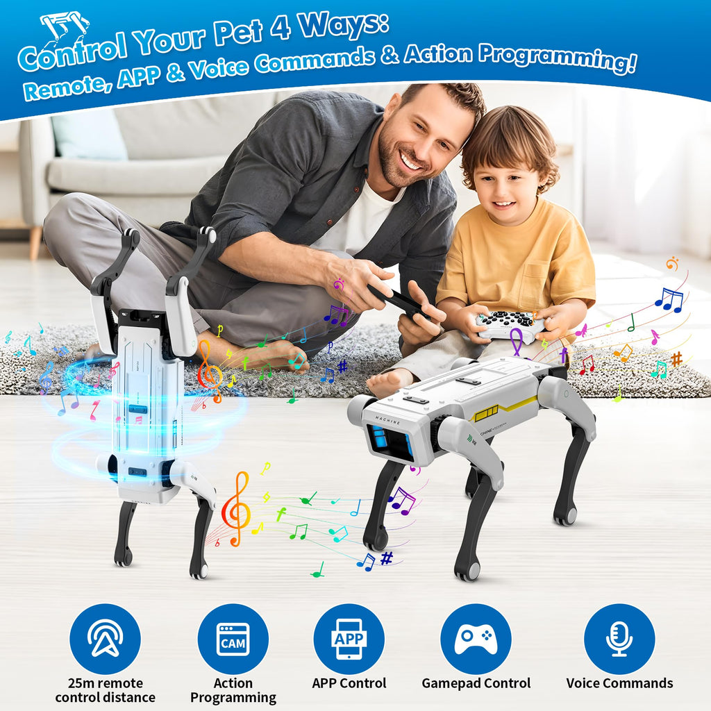 Interactive STEM Robot Dog with Voice Control Y20578