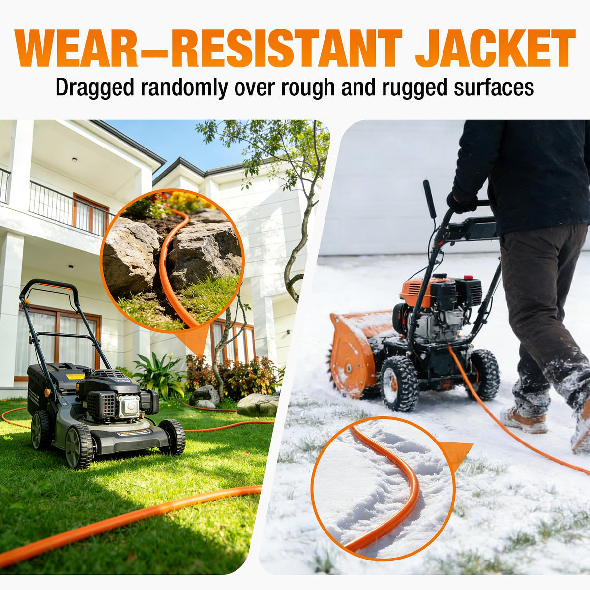 100 FT Heavy Duty Waterproof Outdoor Extension Cord P2361