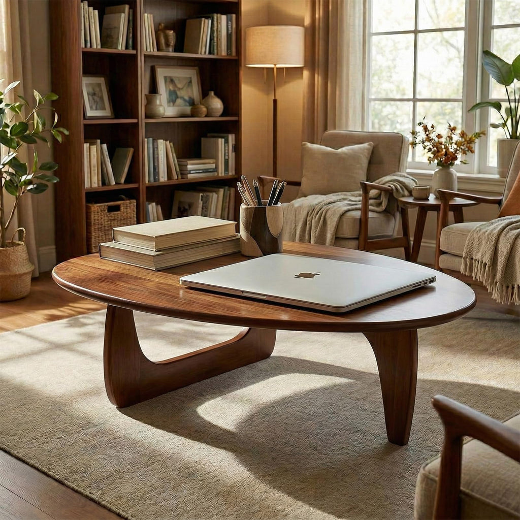 Small Mid Century Walnut Coffee Table T5314