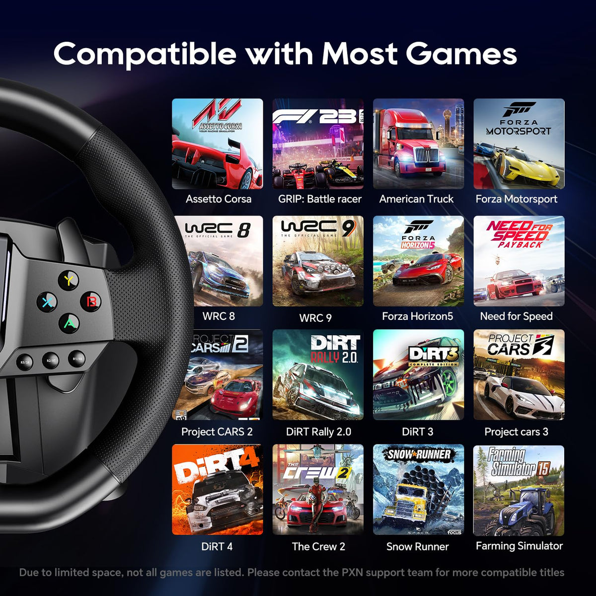 Gaming Steering Wheel F14497