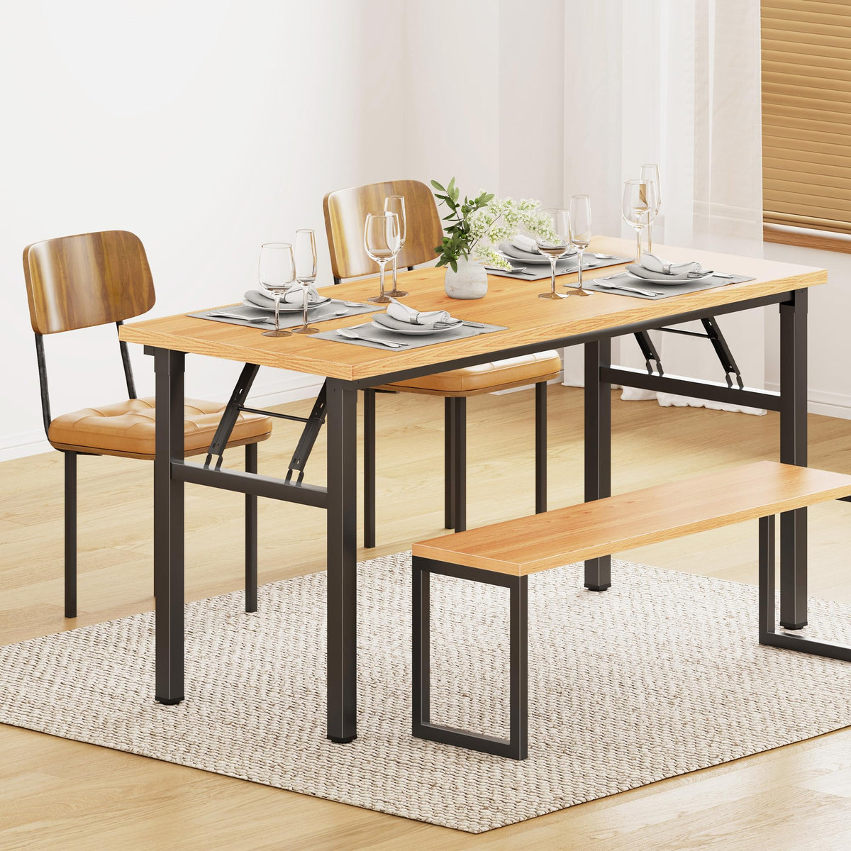 54.3 Inch Folding Computer Desk W984