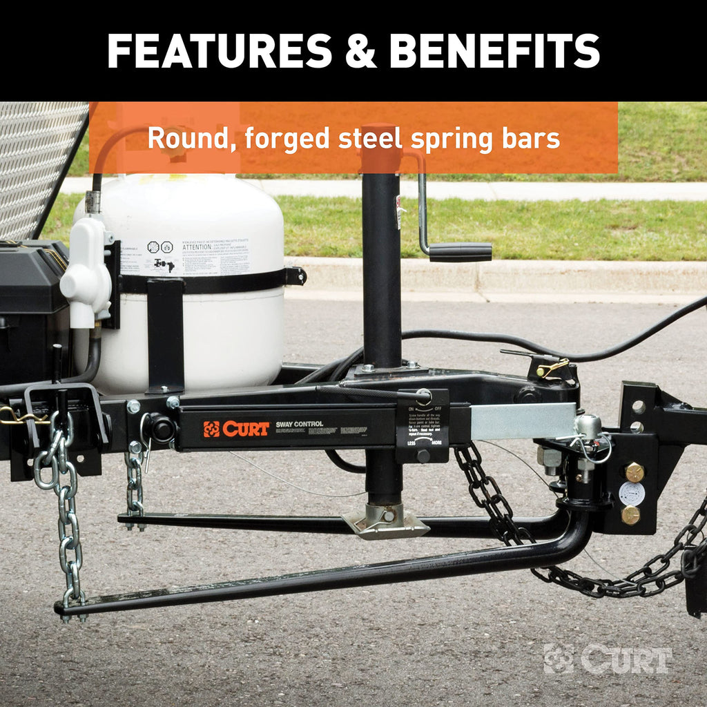 Round Bar Weight Distribution Hitch 14,000 lbs. 2-Inch Shank G84756