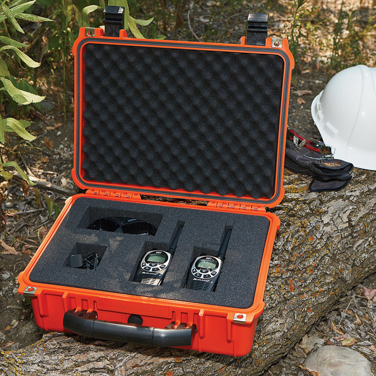 16in. Plastic Waterproof Storage Case with Foam B4493