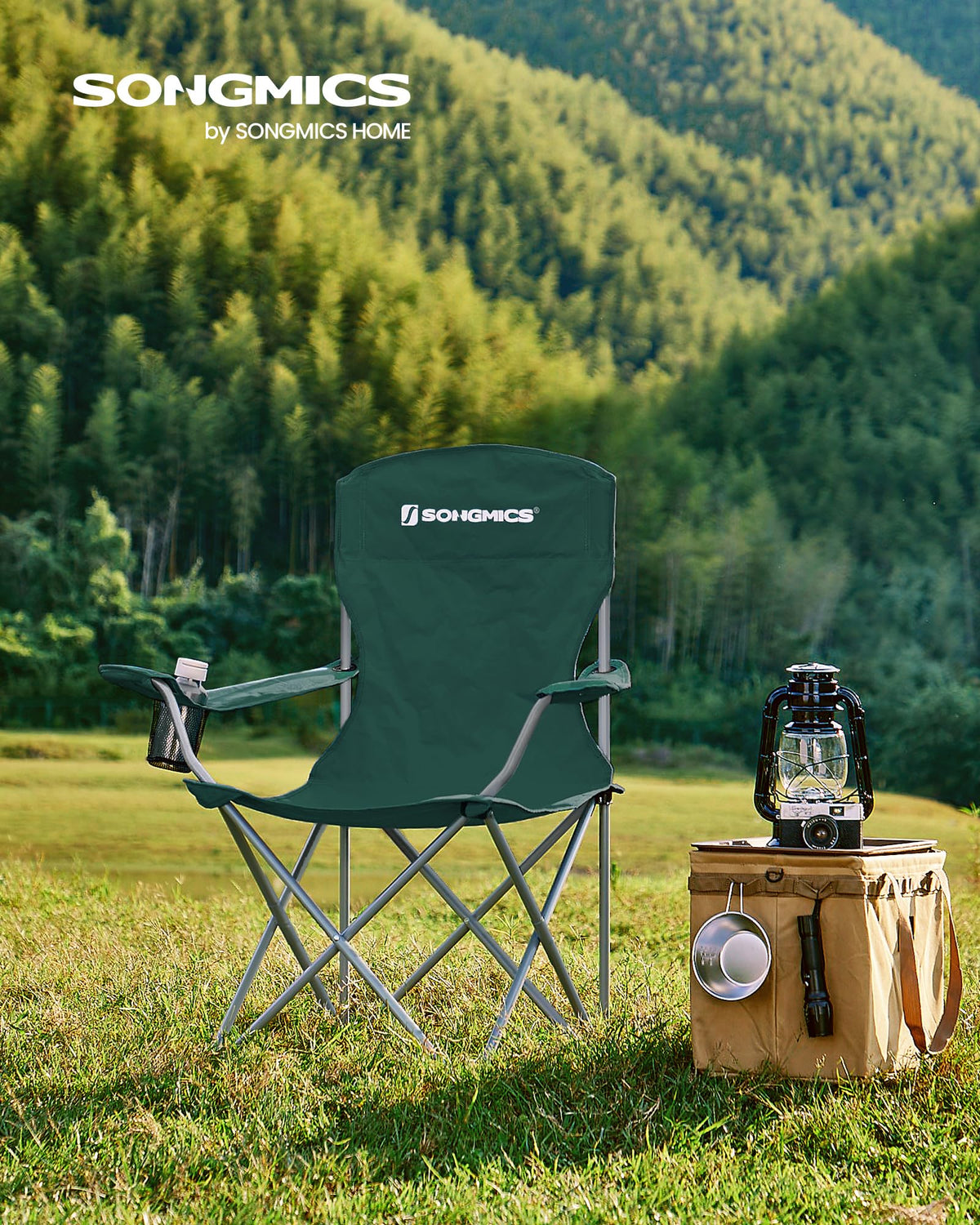 Set of 2 Folding Camping Chairs F1230