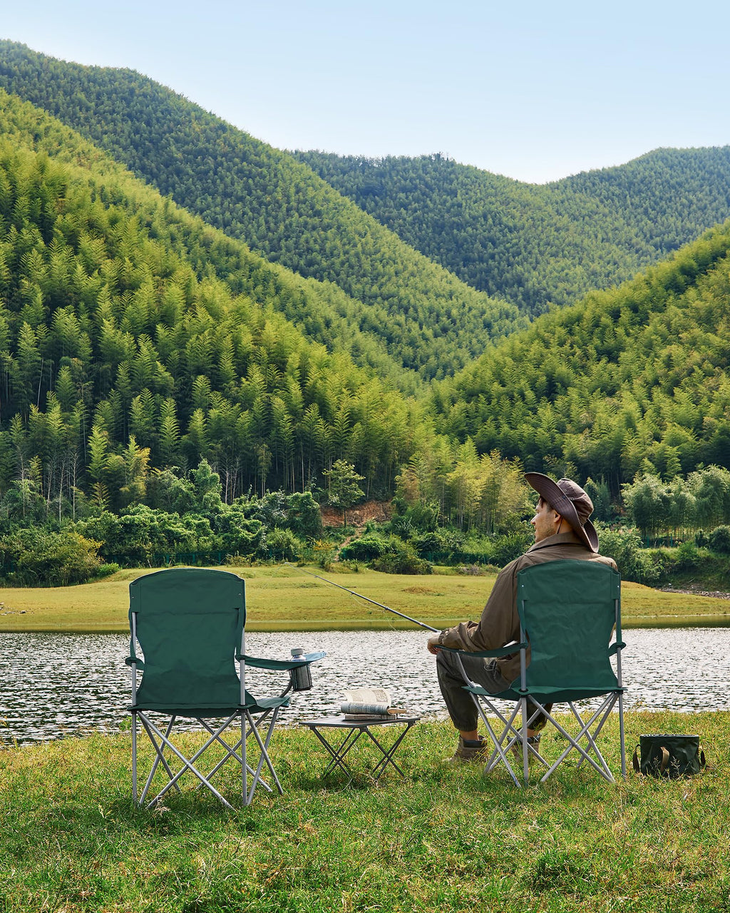 Set of 2 Folding Camping Chairs F1230